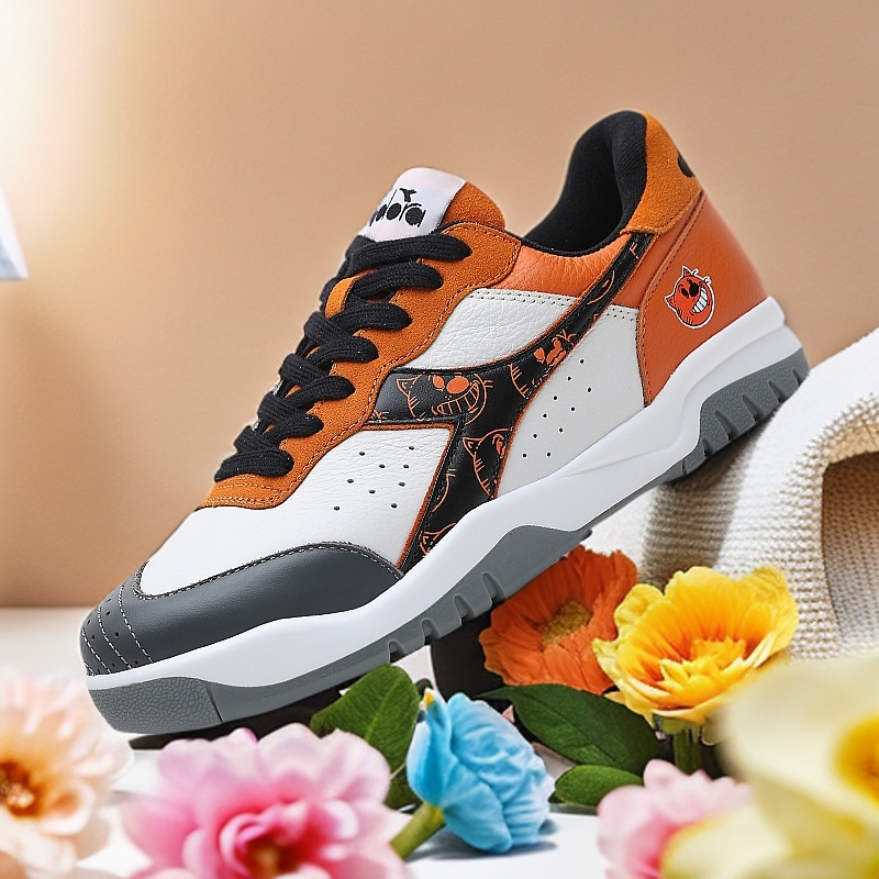 迪亚多纳男鞋经典男鞋头层牛皮牛筋底运动休闲鞋网球男鞋舒适缓震