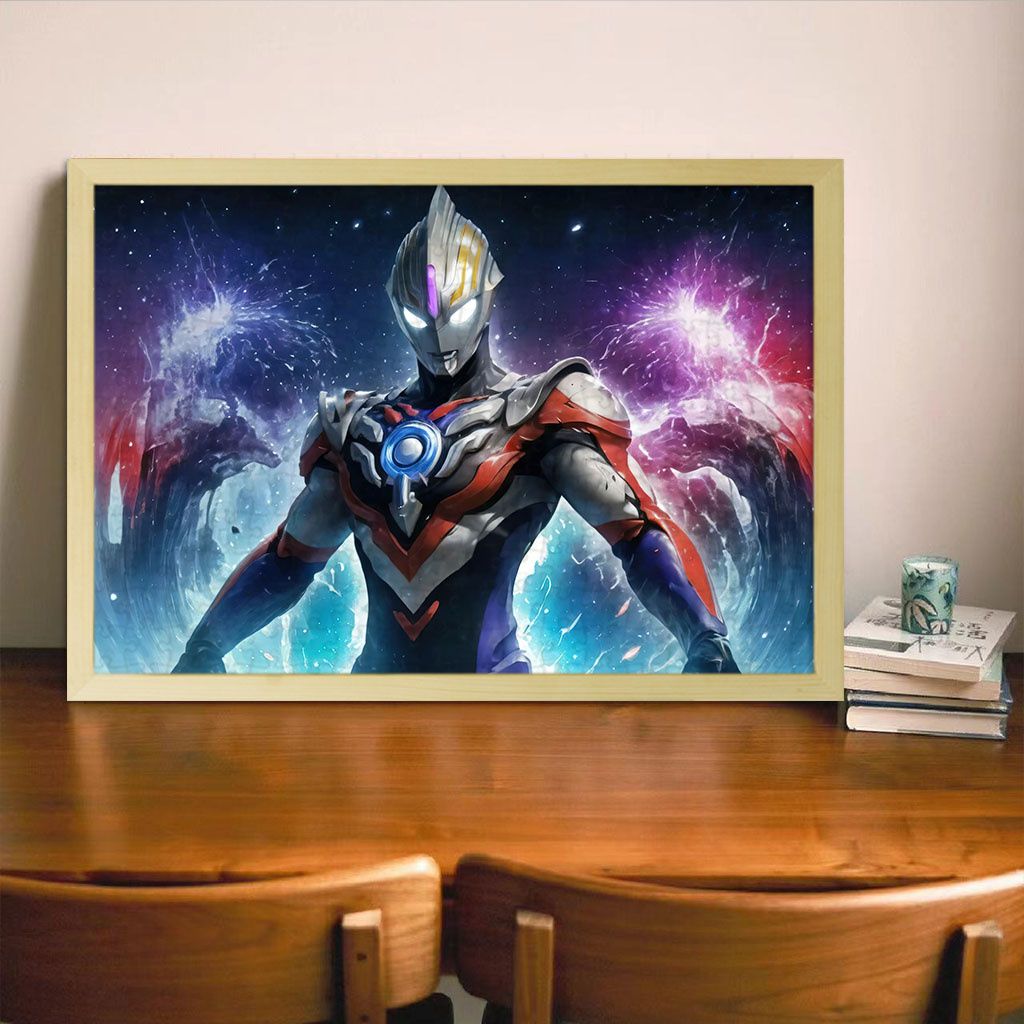 奥特曼木质拼图 diy手工趣味卡通益智高难度生日礼物定制拼图