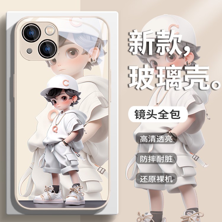 适用苹果14/华为/小米/oppo/vivo时尚潮牌男孩女孩个性颜值手机壳