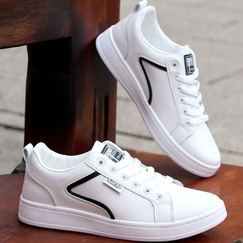 香港潮牌小白鞋男鞋舒适透气鞋子男款个性潮鞋百搭休闲鞋白色板鞋
