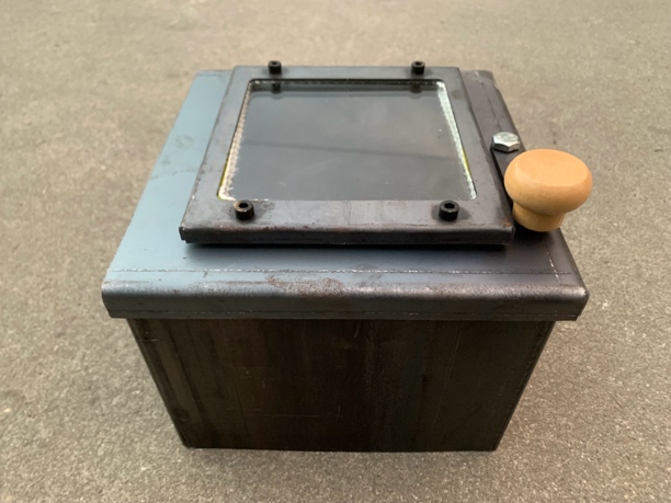 200x200耐高温1000度观火玻璃卧底添柴门煤气罐改无烟气化炉配件