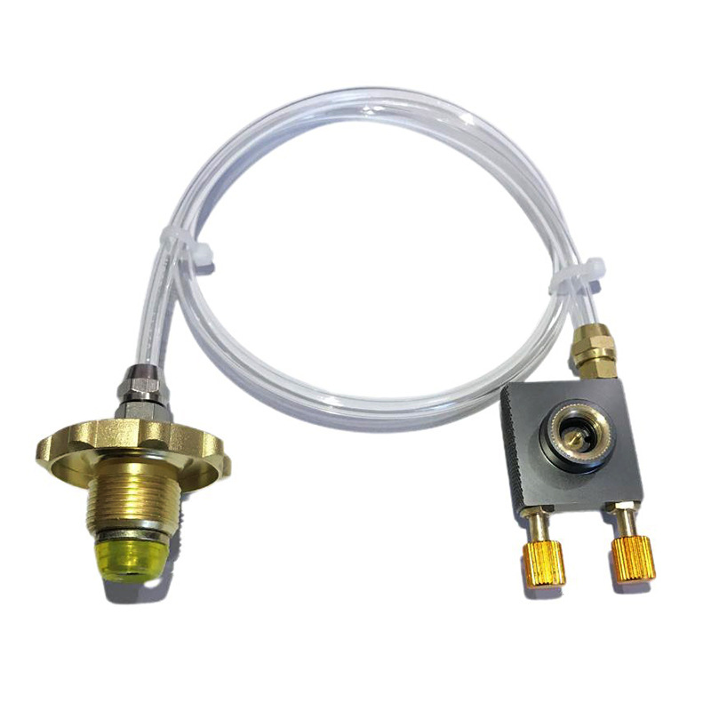 充气线高山气罐充气卡式炉气罐充气