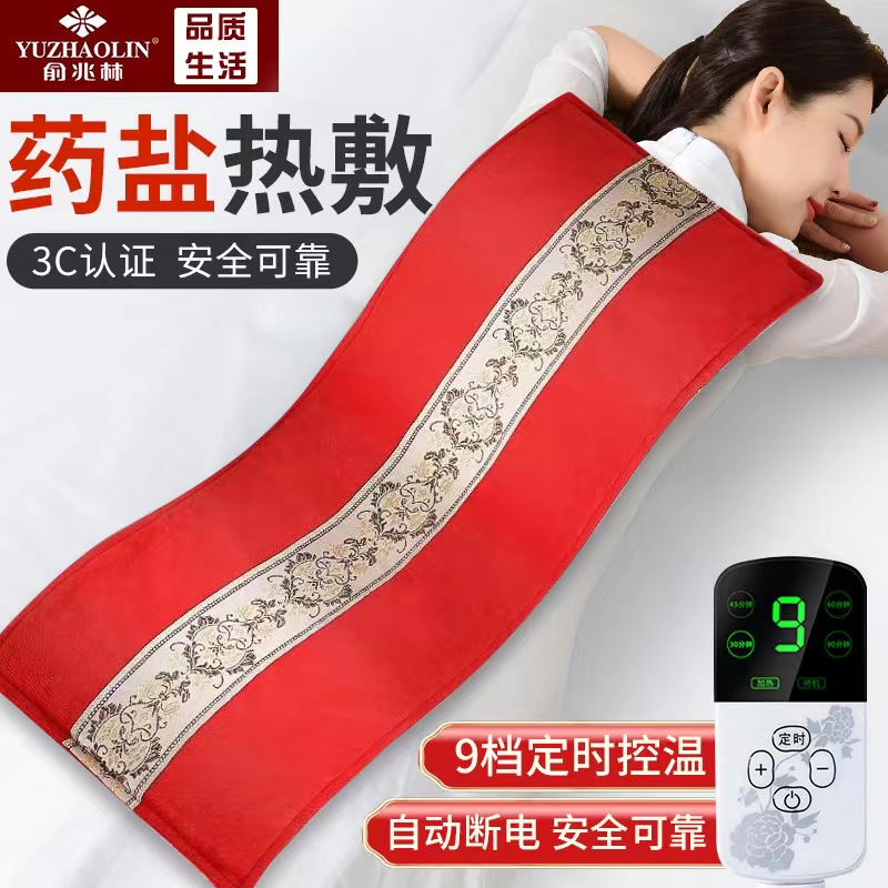 YUZHAOLIN/俞兆林电加热盐袋粗盐艾灸祛湿家用理疗电热海盐热敷包