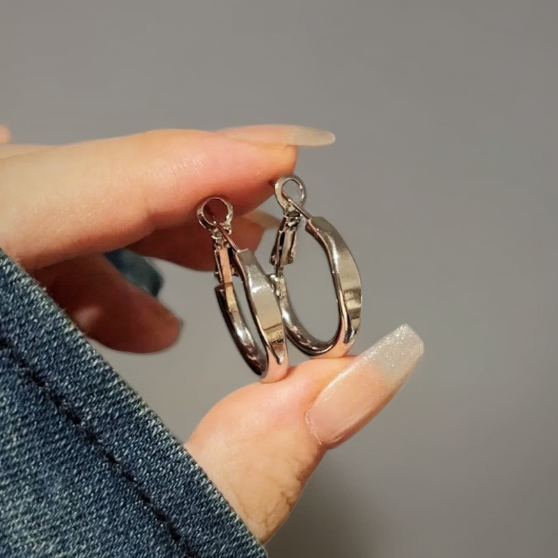 铜合金耳饰 气质百搭圈圈耳环【8078】