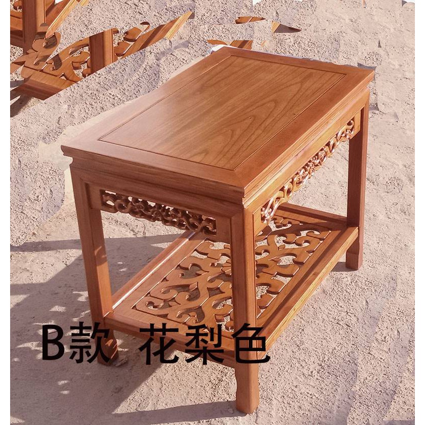 实木小桌子客厅茶几放花盆鱼缸盆景奇石茶具架子花架实木实木角几