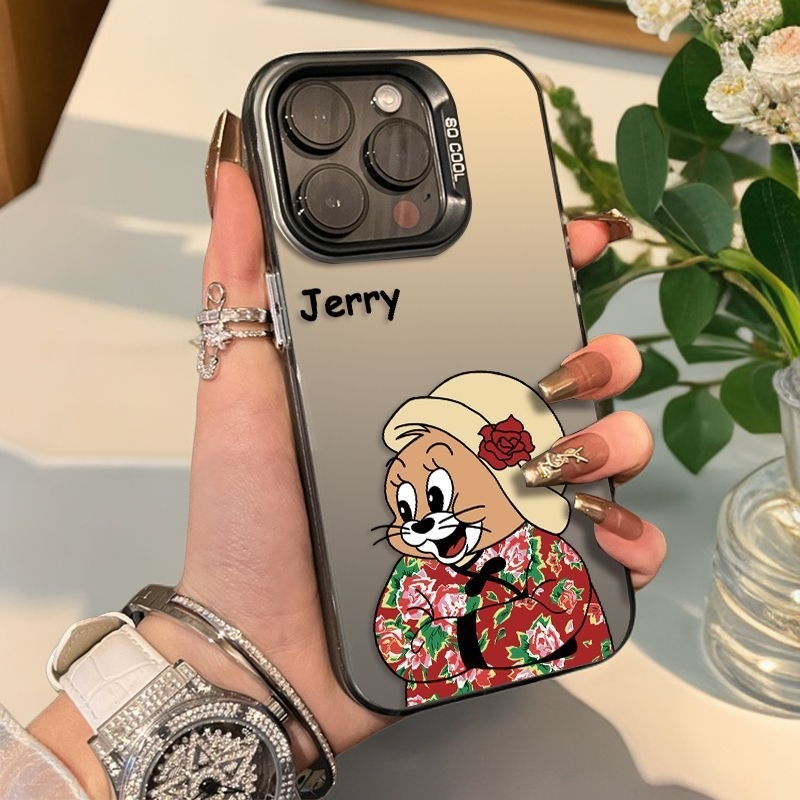 花棉袄杰瑞适用iphone15promax手机壳创意女款七夕13卡通12个性14