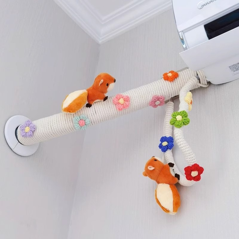 包空调管子装饰遮挡麻绳线美化创意水管燃气暖气下水管道遮丑神器