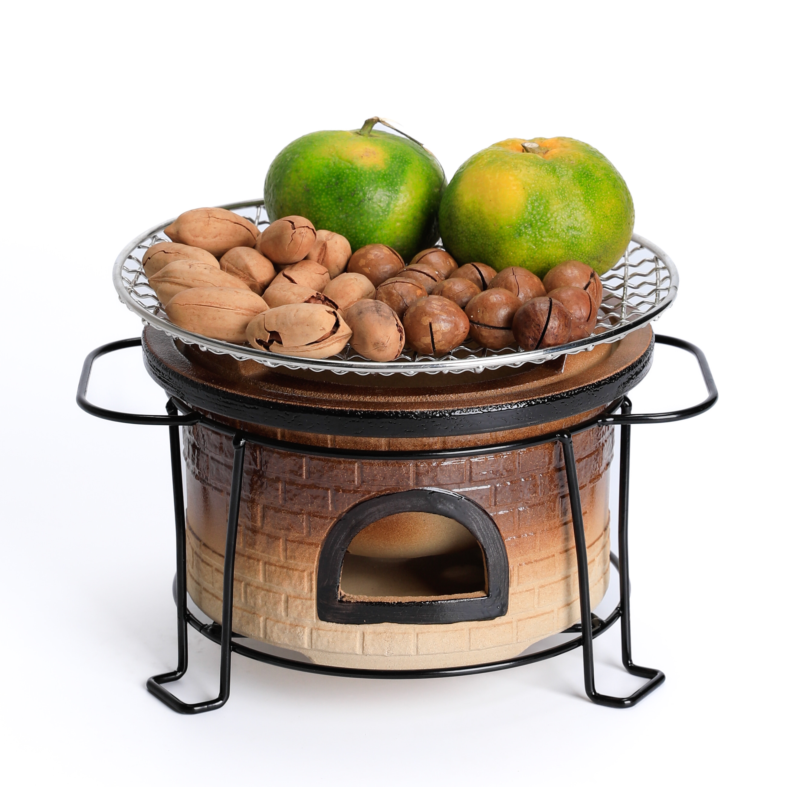 新款围炉煮茶壶炭茶炉取暖炭烧茶炉罐罐茶煮茶器炭炉陶户外烧烤炉