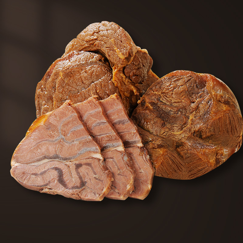 酱卤牛腱子肉酱牛肉现杀现卤味熟食牛肉带筋牛腱子肉净含量3斤