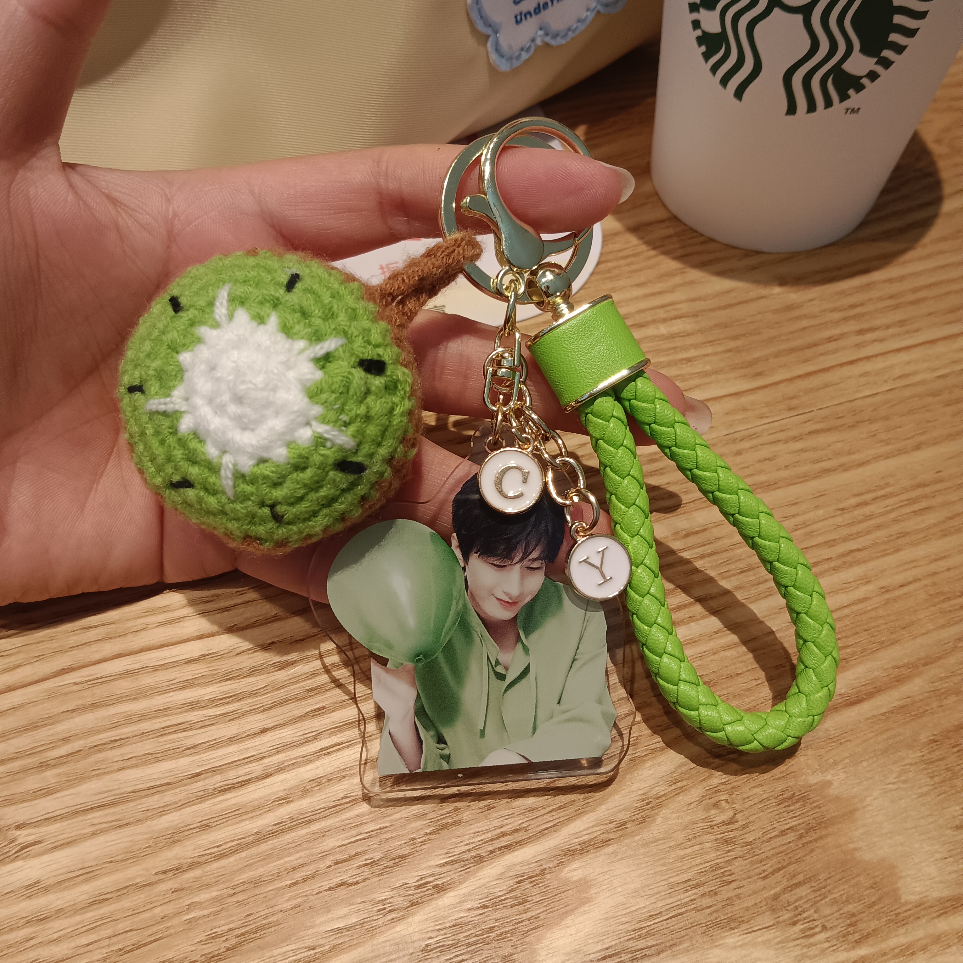 成毅周边琪琪猕猴桃创意挂件钥匙扣包包挂饰同学朋友生日礼物包邮