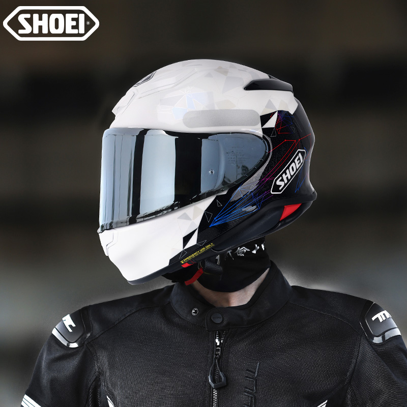 进口shoei头盔z8摩托车全盔X符号千纸鹤高达头盔小盔体街道骑行