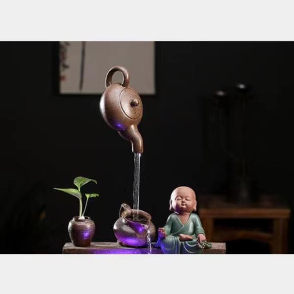 淘不淘器 园艺造景创意陶瓷流水扳