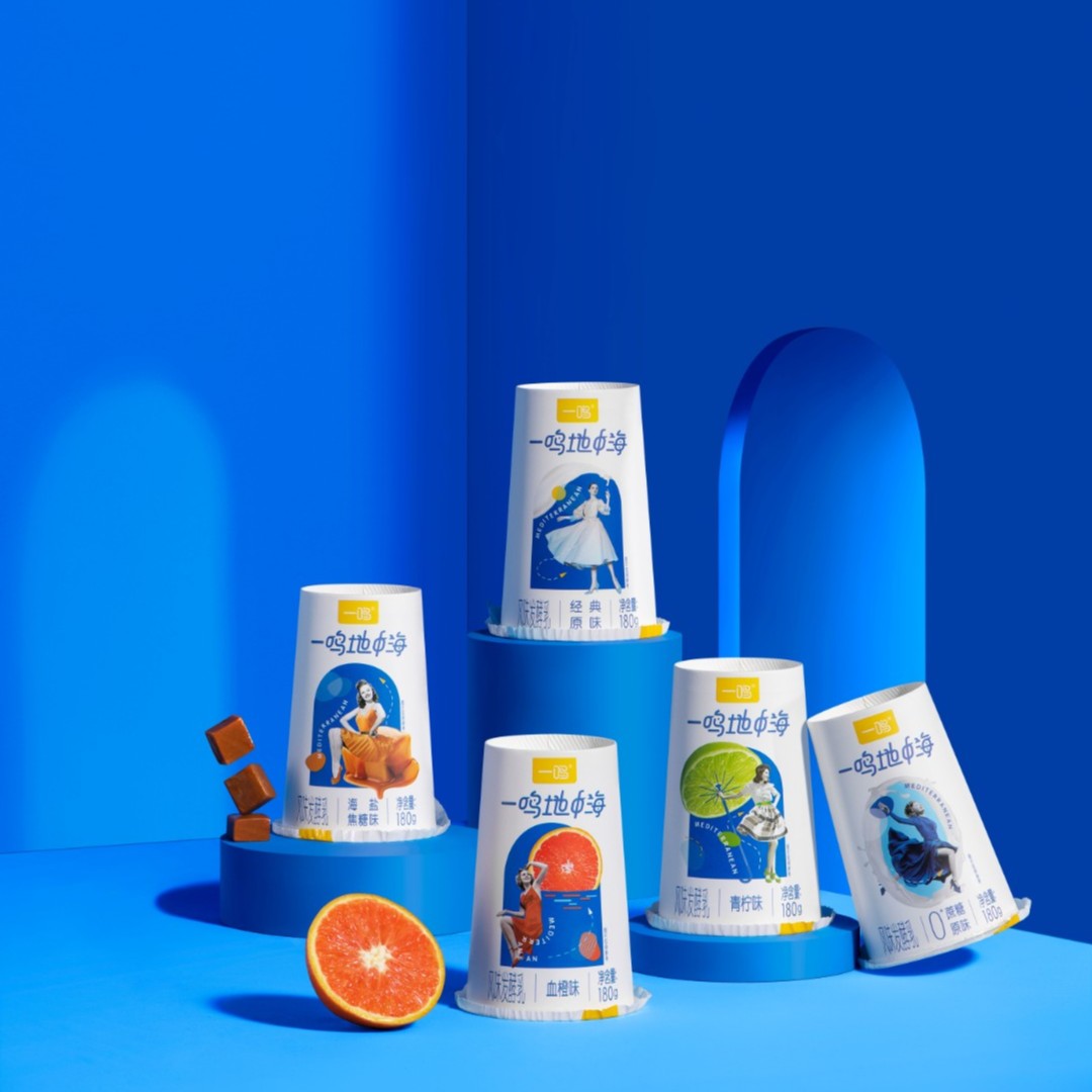 【品牌直发】一鸣地中海风味发酵乳180g新鲜经典营养酸奶