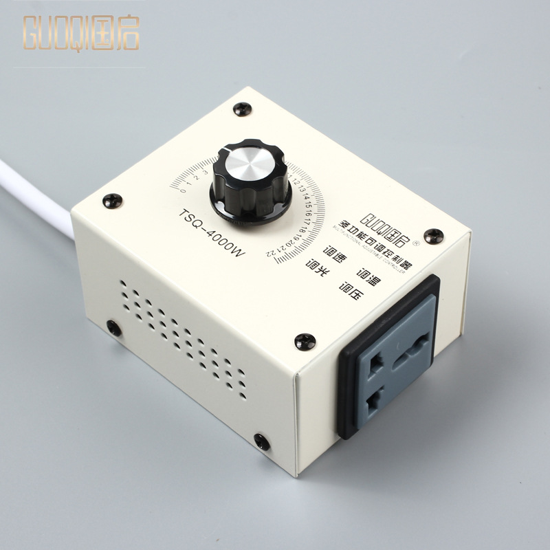 4000W大功率可控硅电子调压器电机风扇电钻变速调速器调温