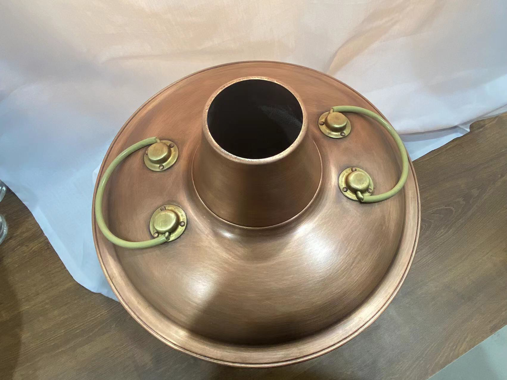 加厚纯铜火锅锅具家用铜锅涮肉老北京铜火锅传统涮羊肉复古