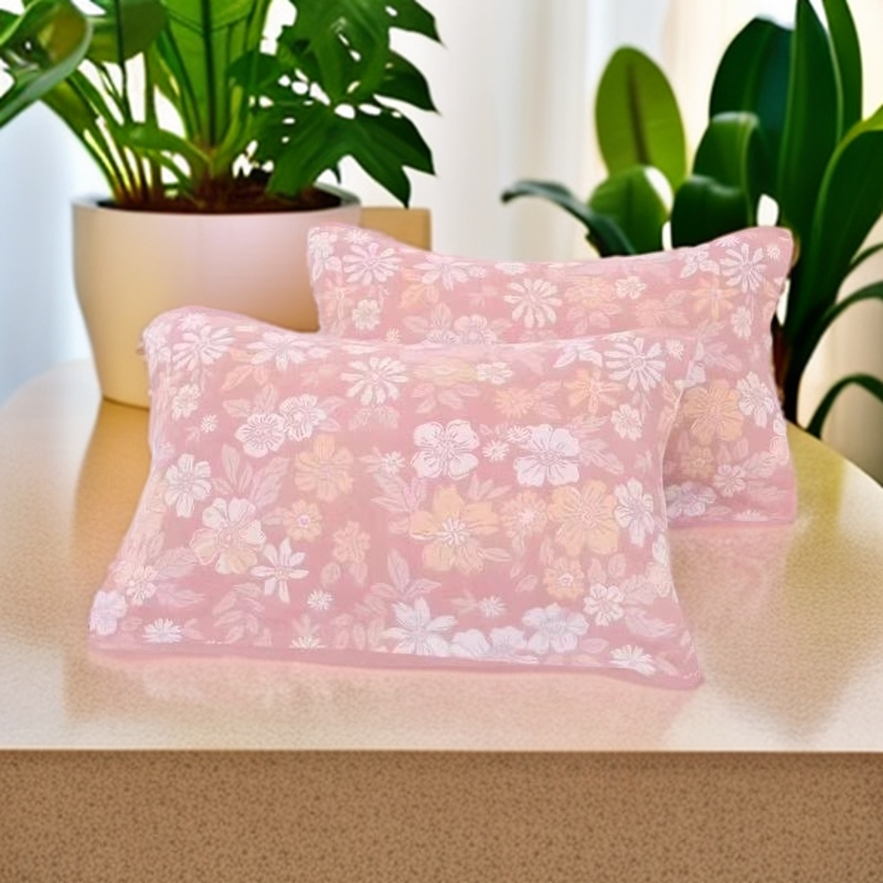 52*78【枕巾一对装】时尚枕头巾装柔软透气吸汗成人家用枕巾一对装