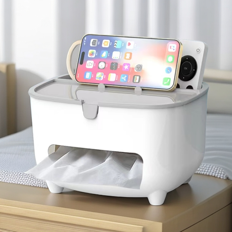 多功能纸巾盒客厅收纳家用遥控器创意茶几餐厅纸盒简约桌面收纳盒