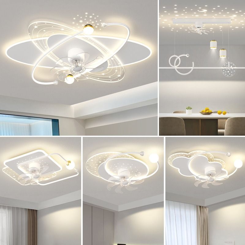 2024新款风扇灯简约现代大气客厅主灯吸顶灯中山灯具全屋套餐组合