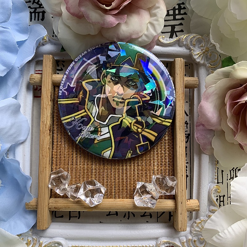 jojo的奇妙冒险 周边空条徐伦承太郎动漫徽章镭射二次元吧唧 谷子