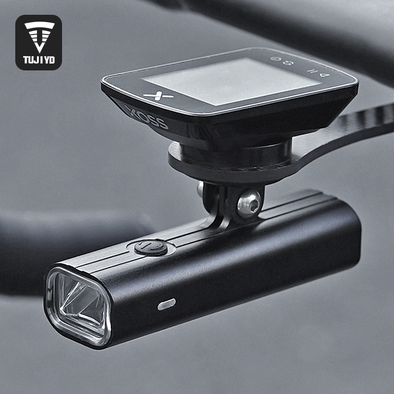 TUJIYD高亮USB防水公路车前夜推荐山地车自行车夜自行车夜骑灯