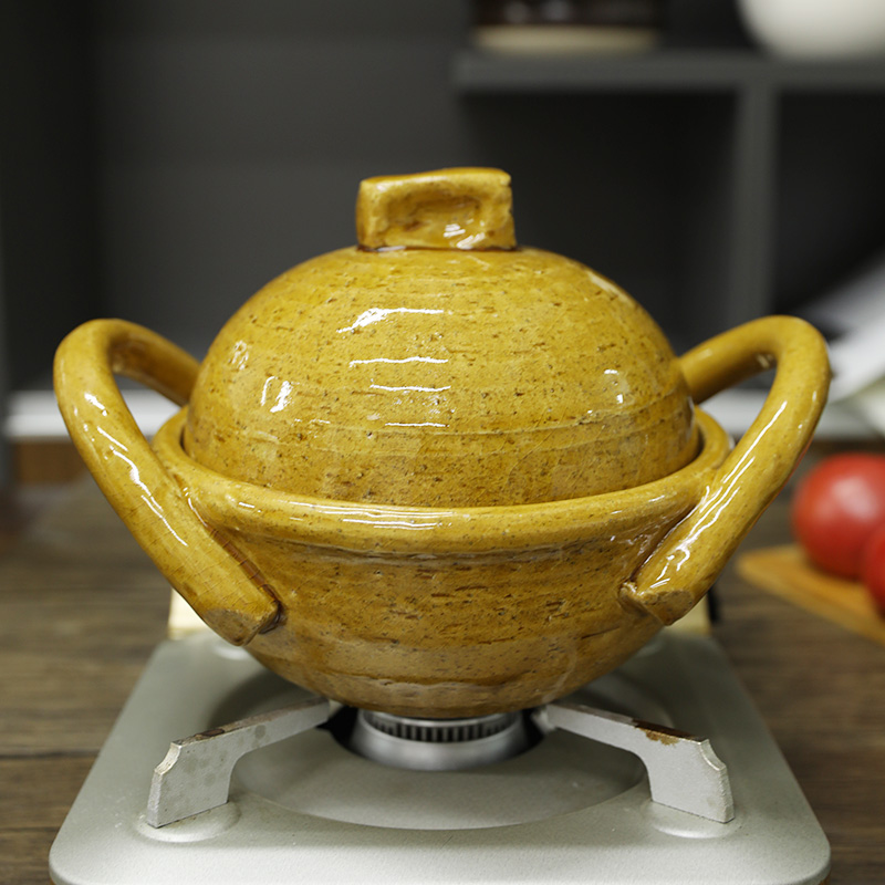 日本美浓烧温全釉手工作家土锅家用陶锅煲汤干烧炖肉炒菜炖肉砂锅