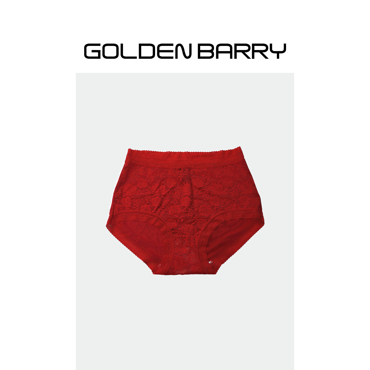 GOLDENBARRY|534009（红色）定制款蕾丝内裤(3条装)
