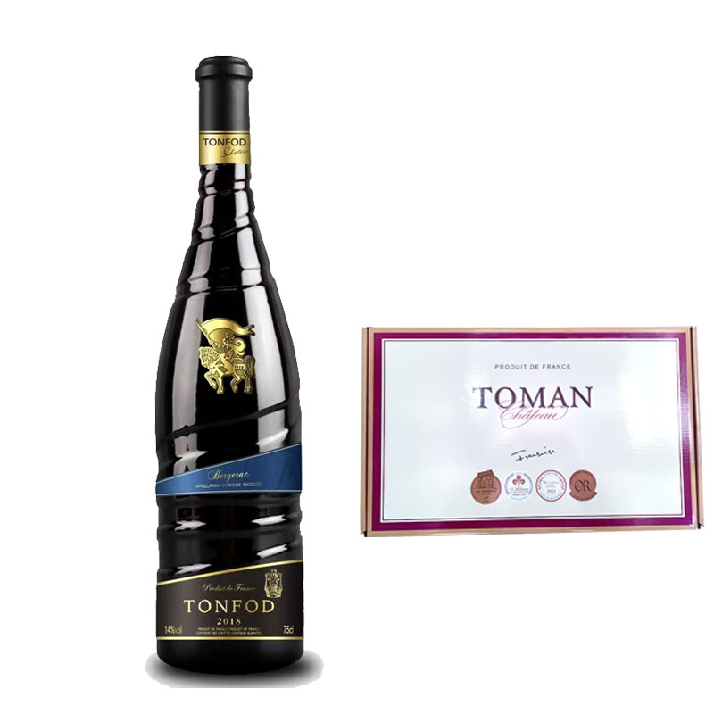 桐富城堡伯爵干红葡萄酒法国原酒14度AOP正宗红酒6瓶礼盒整箱