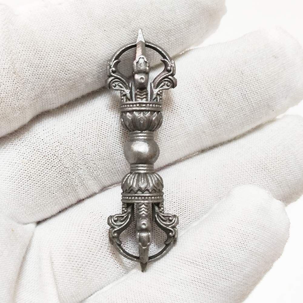 陨铁熔铸45mm五股杵小号随身五股金刚杵创意饰品YS05