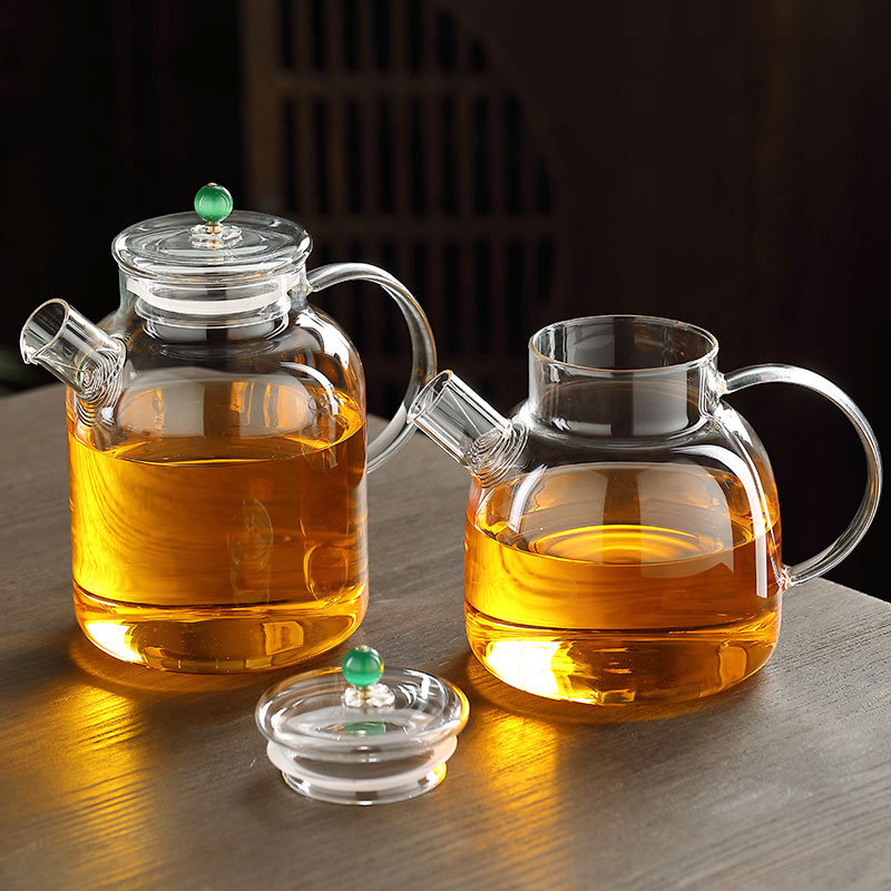 耐高温全玻璃茶壶电陶炉烧水养生煮茶器家用大容量泡水果花茶具