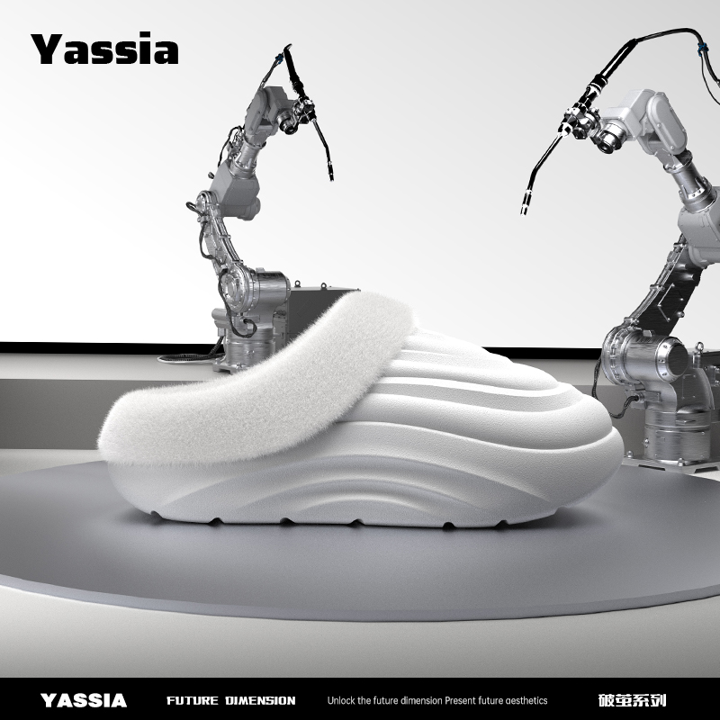 亚束2025秋冬季破茧棉拖鞋男居家防滑保暖防水情侣棉拖外穿包头