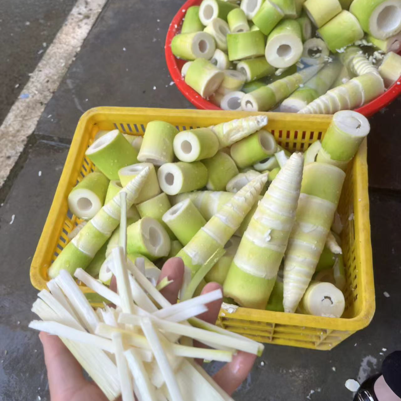 英德大洞乡下农家自晒生笋丝英德麻竹笋家乡特产