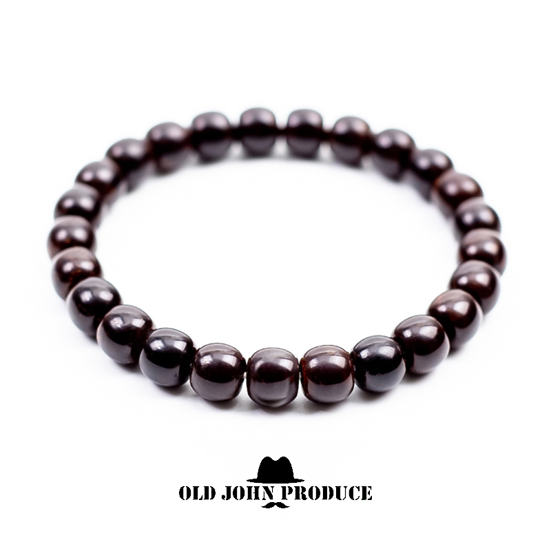 【老型】老约翰印尼原生态椰蒂手串9mm*8mm