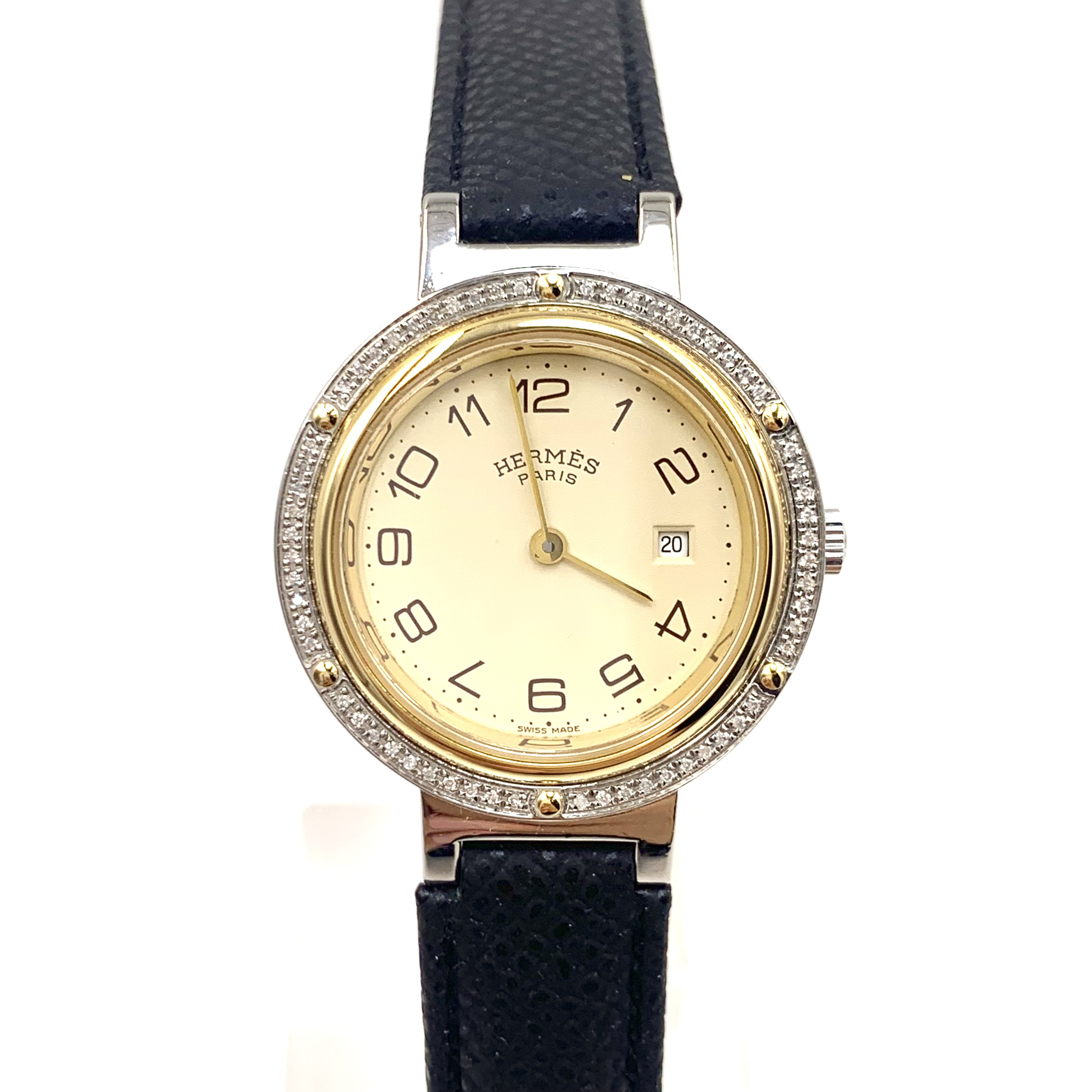 99新 Hermes/爱马仕 石英/表径34mm/女表