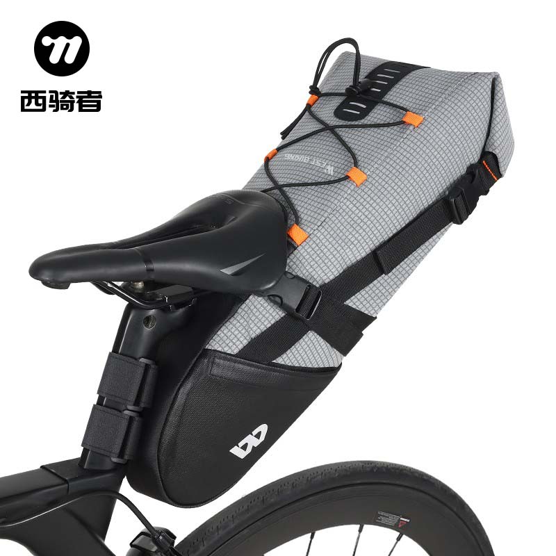 西骑者自行车尾包大容量防水鞍座包公路山地车座管包骑行装备配件