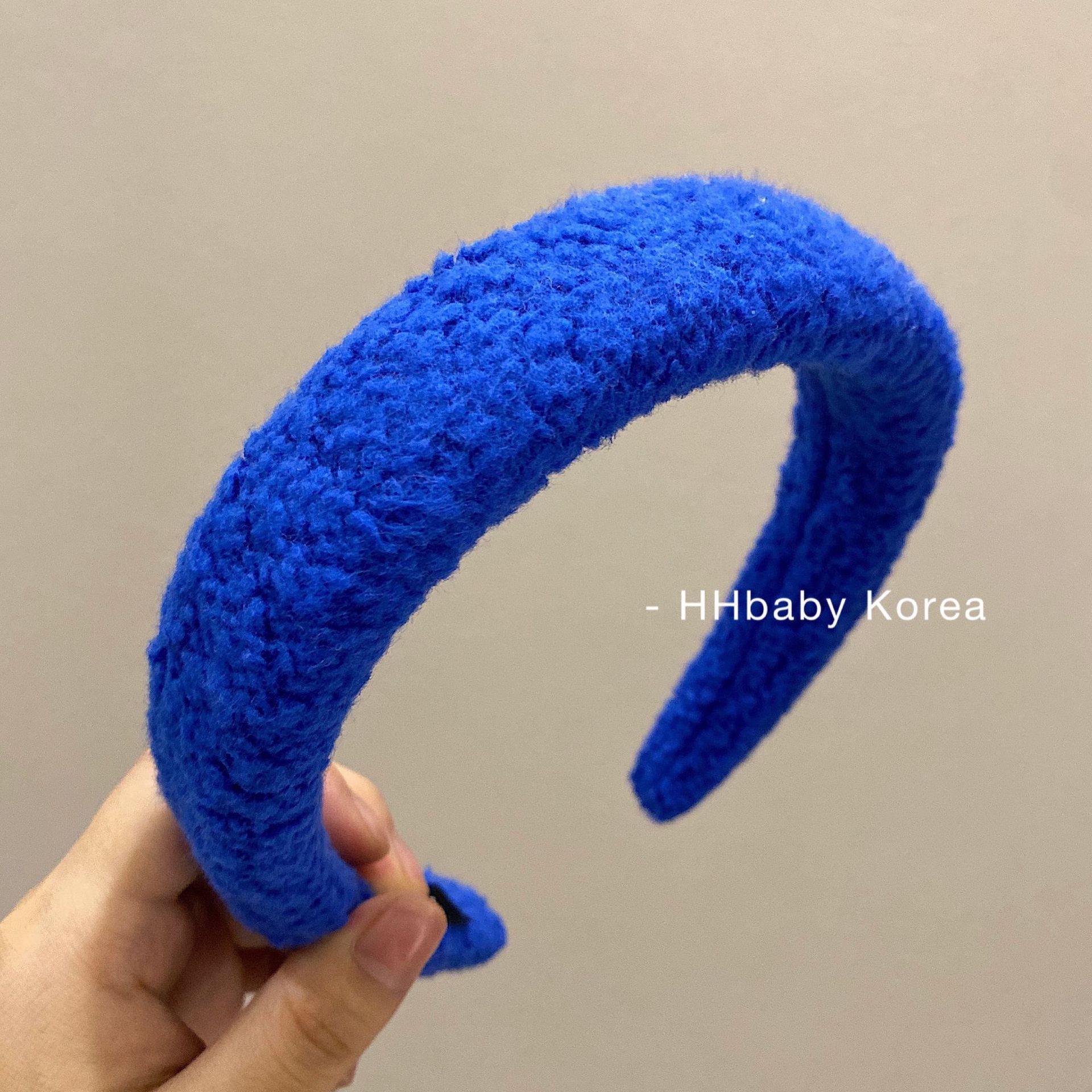 韩国复古风bv绿色圈圈毛线发箍秋冬羊羔毛款ins小众海绵发卡