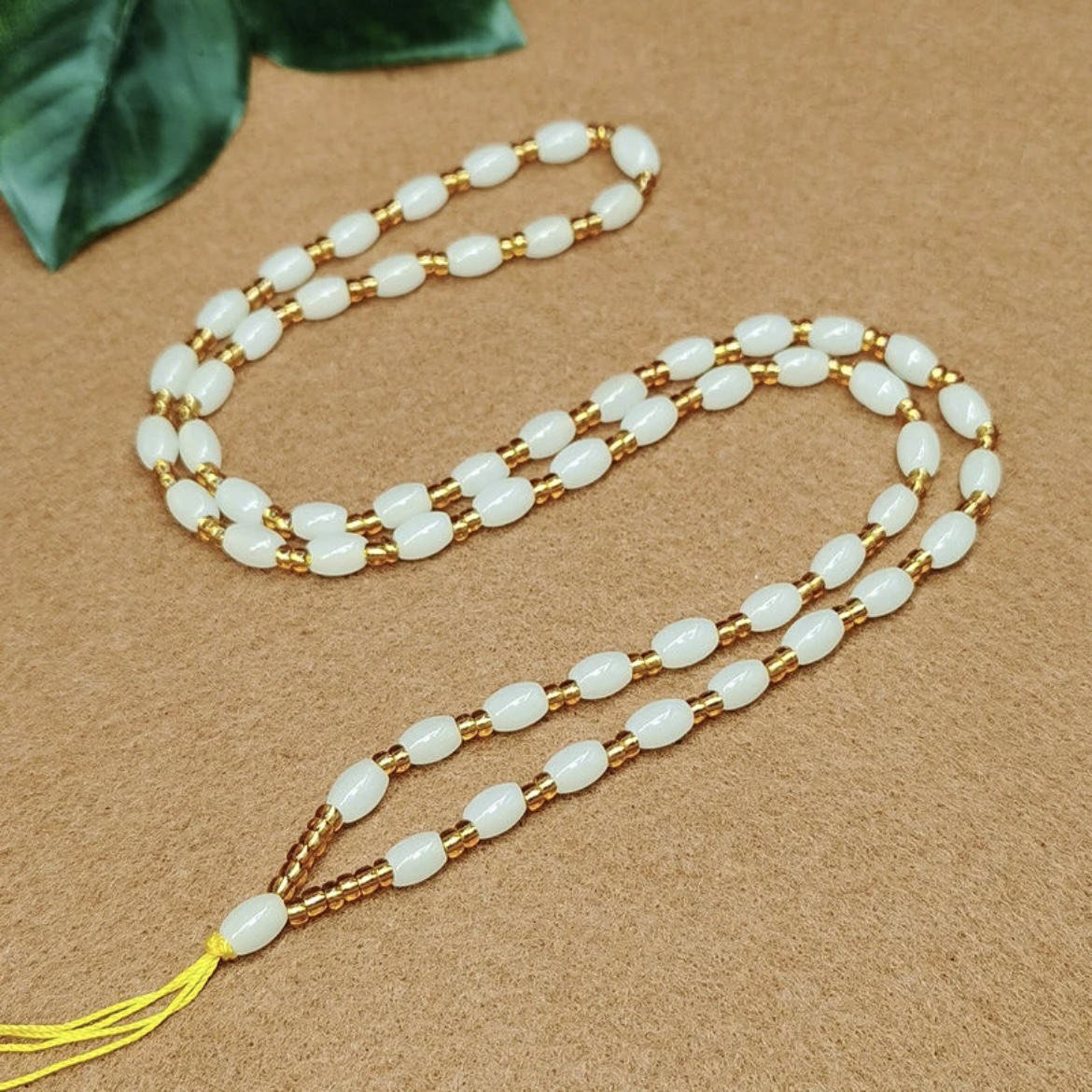 手工编制饰品时尚全珠链项链绳气质吊坠挂绳男士女款挂脖绳棉绳