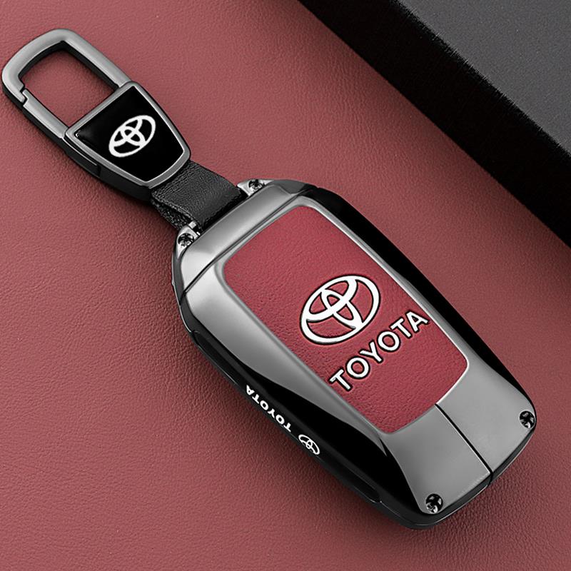 适用2024款丰田格瑞维亚钥匙套舒适豪华版4键专用汽车金属壳扣包