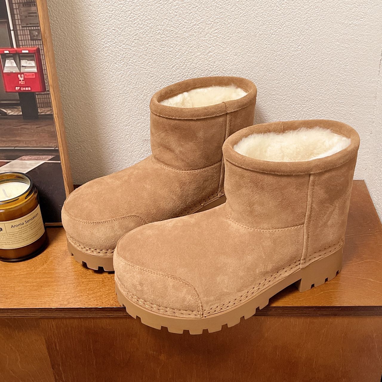 超暖时尚雪地靴大头丑萌雪地靴女秋冬加绒加厚防滑面包鞋短筒棉靴