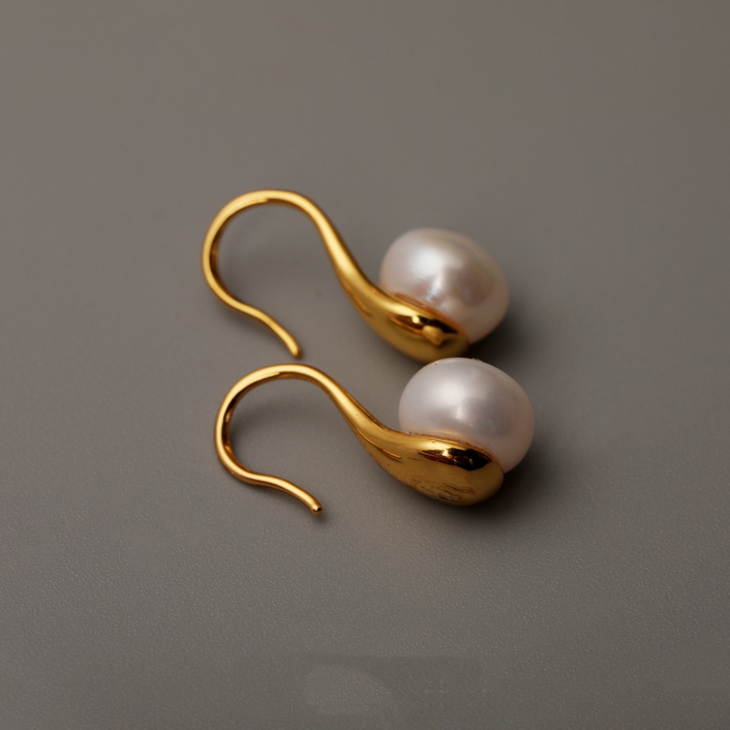 145高跟鞋珍珠挂钩耳环耳饰