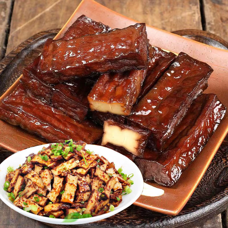 正宗武冈卤豆腐湖南特产五香麻辣豆腐干零食豆干猪血丸子麻辣香干