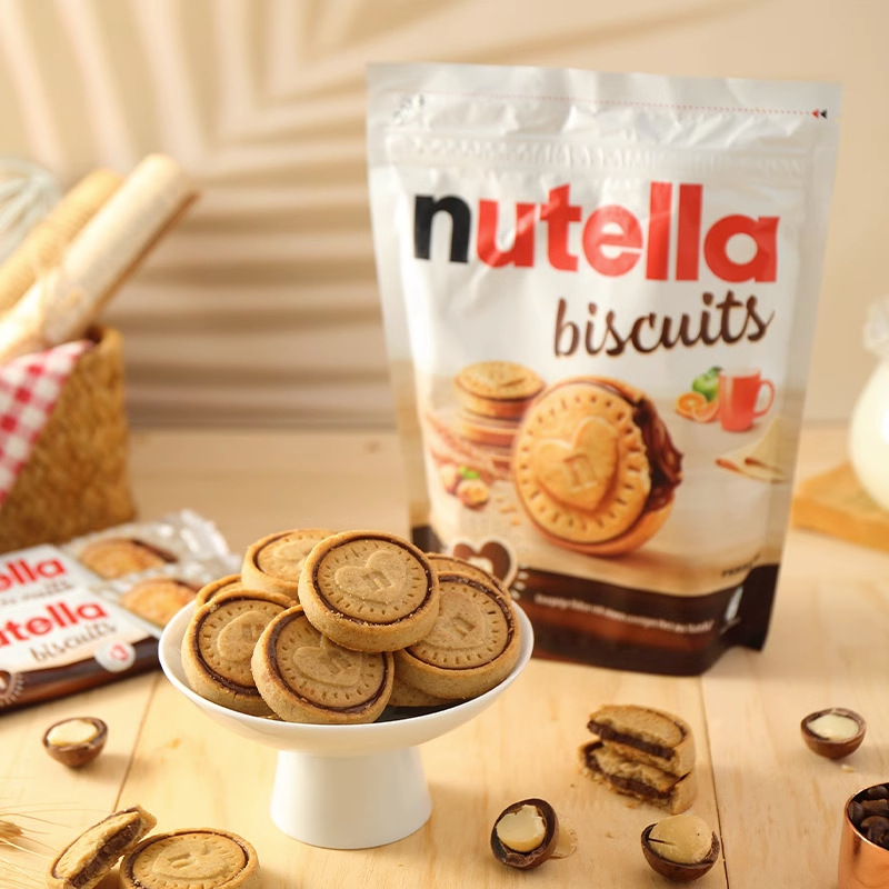 德国进口费列罗能多益榛子巧克力夹心爱心饼干单依纯同款现货零食