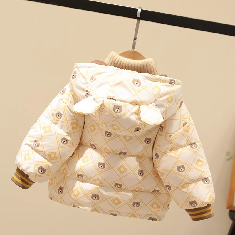 宝宝棉服新款套装冬装婴儿棉袄男童卡通加厚小童1冬季棉衣外套5岁