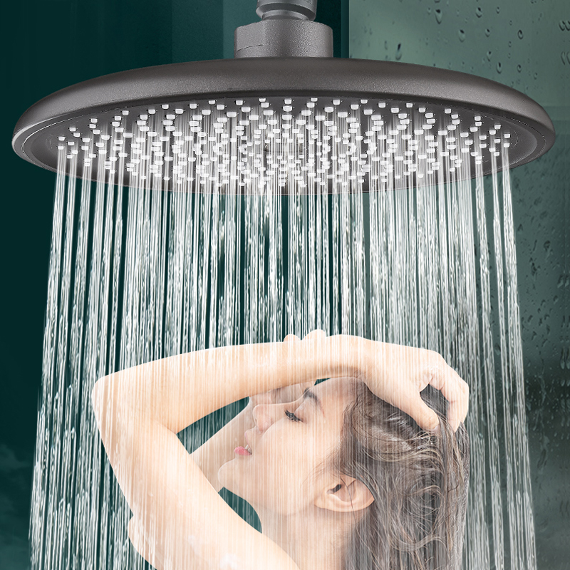 增压淋浴花洒喷头顶喷洗澡大出水量防爆单淋雨加压沐浴莲蓬头套装