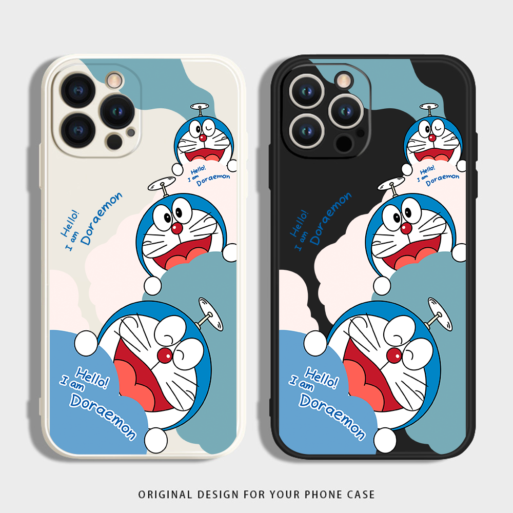 哆啦A梦适用苹果13手机壳OPPORENO12华为荣耀VIVO小米14红米硅胶