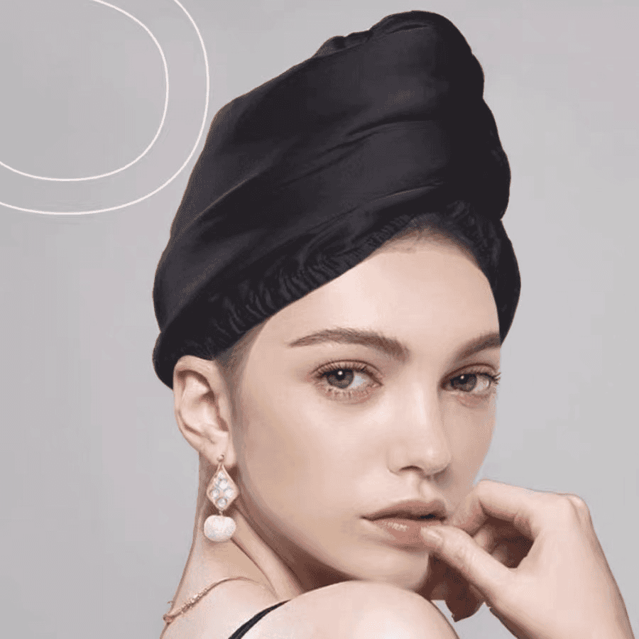 法国贵妇干发帽珊瑚绒浴帽双层干发巾女超强吸水快干加厚包头巾