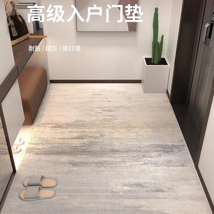 纤苏入户门垫脚垫免洗防滑地垫门口客厅地毯耐脏玄关电梯家用网红