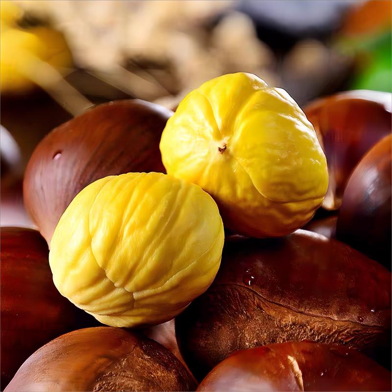 湖南道县瑶山高山大自然野生毛栗香甜软糯肉粒饱满蒸煮烤都行3斤