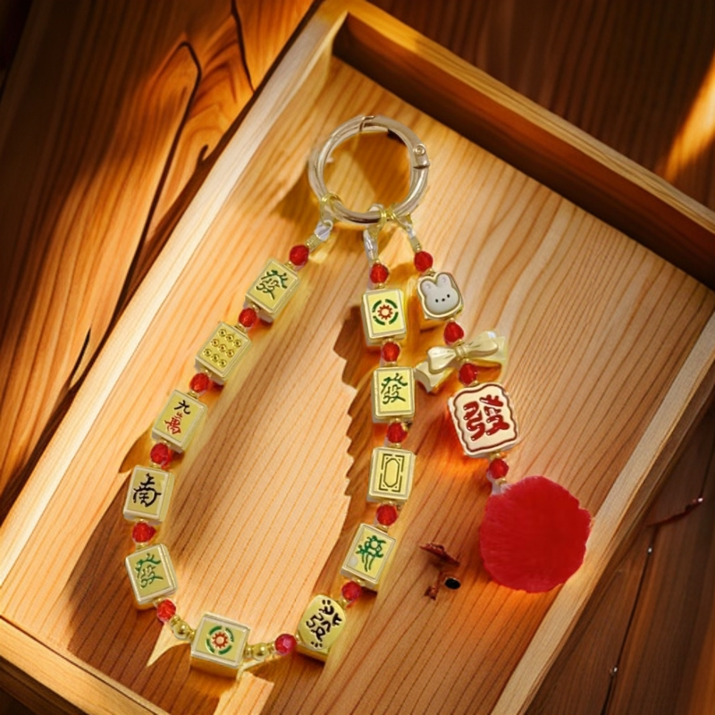 高货手工DIY手机链钥匙扣手绘手机链手机挂件
