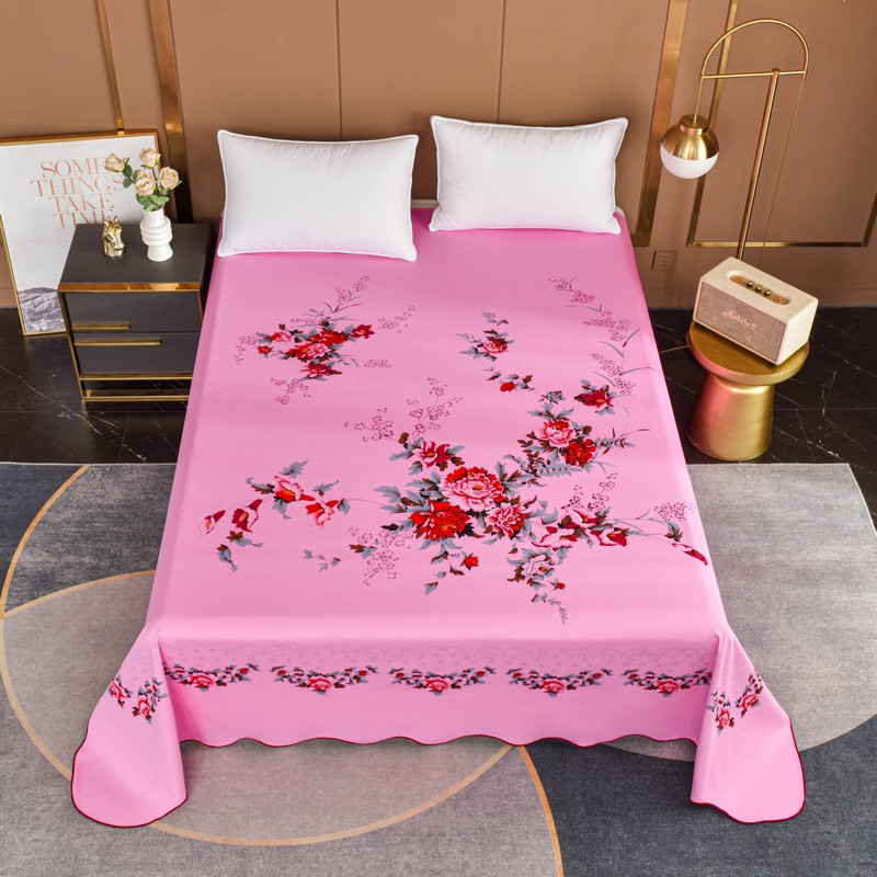 单人丝光床单家纺布床老式国民床单老粗布纯棉床单怀旧加厚床单被