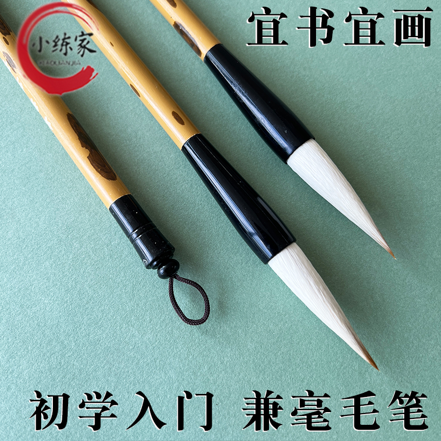 书法画画毛笔兼毫楷书隶书学生成人初学者入门书法练字用文房四宝